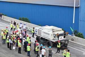 常州市道路預防性養(yǎng)護觀摩現(xiàn)場 高遠路業(yè)新技術“零距離”呈現(xiàn)